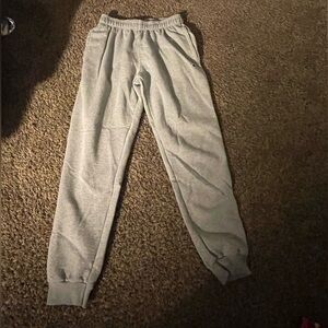 og champion grey sweats
size m